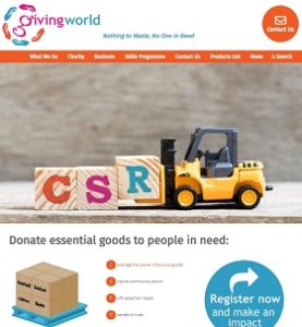 New website screenshot